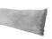 AUCOCU Extra Soft Body Pillow Cover SherpaMicroplush Material 20x54 Inches Zipper Closure Gray