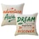ULOVE LOVE YOURSELF Set of 2 Arrows Throw Pillow Case Cushion Cover Home Decorative Square Pillowcases 1818 Inch Adventure AwaitsDream Explore Discover