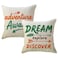 ULOVE LOVE YOURSELF Set of 2 Arrows Throw Pillow Case Cushion Cover Home Decorative Square Pillowcases 1818 Inch Adventure AwaitsDream Explore Discover