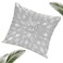 Light & Lightnpro Handwoven Silver Pillow Cover 12x12 Inch Handmade Luxury Soft Peacock Design Decorative Cushion Case for Couch Sofa and Bed ArtisanMade Cover Only 1 Pack