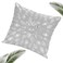 Light & Lightnpro Handwoven Silver Pillow Cover 12x12 Inch Handmade Luxury Soft Peacock Design Decorative Cushion Case for Couch Sofa and Bed ArtisanMade Cover Only 1 Pack