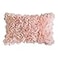 MIULEE 3D Rose Flower Pillow Cover Decorative Spring Floral Romantic Stereo Chiffon Aesthetic Solid Pillowcase for Girl Bedroom Living Room Decor 12x20 Inch Peach Pink