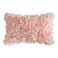 MIULEE 3D Rose Flower Pillow Cover Decorative Spring Floral Romantic Stereo Chiffon Aesthetic Solid Pillowcase for Girl Bedroom Living Room Decor 12x20 Inch Peach Pink