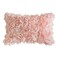 MIULEE 3D Rose Flower Pillow Cover Decorative Spring Floral Romantic Stereo Chiffon Aesthetic Solid Pillowcase for Girl Bedroom Living Room Decor 12x20 Inch Peach Pink