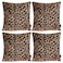 Faylapa 4 Pack Soft Plush Leopard Print Pillow CoversAnimal Theme Print Faux Fur Decorative Throw Pillowcase Home Decor Cushion Cover 1818 Inches 4545cmCase ONLY