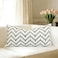 Slow Cow Linen Embroidery Decorative Lumbar Throw Pillow Cover Rectangular Pillowcase Cushion Cover for Bed Couch Sofa 12 x 24 Inches Dark Gray