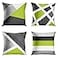 Emvency Set of 4 Throw Pillow Covers Modern Abstract Stripe Simple Geometric Acrylic Bold Decorative Pillow Cases Home Decor Square 18x18 Inches PillowcasesGrey Green