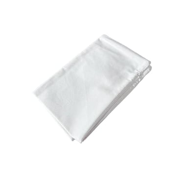 TAOSON Decorative 100 Cotton Canvas Square Solid Toss Pillowcase Cushion Cover Pillow Case with Hidden Zipper Closure Only Cover No Insert White 22x22 55x55cm