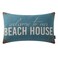 TRENDIN Welcome to Our Beach House Pillow Cover 20x12 Inch for Cabin Lodge Decor Couch Pillowcase Cotton Linen PL453TR