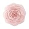 JWH 3D Flower Decorative Throw Pillow Covers with Insert Aesthetic Floral Accent Round Cushion Handmade Pillowcase for Bedroom Bed Couch Chair Office 14 Inch Peach Pink