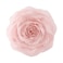 JWH 3D Flower Decorative Throw Pillow Covers with Insert Aesthetic Floral Accent Round Cushion Handmade Pillowcase for Bedroom Bed Couch Chair Office 14 Inch Peach Pink