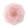 JWH 3D Flower Decorative Throw Pillow Covers with Insert Aesthetic Floral Accent Round Cushion Handmade Pillowcase for Bedroom Bed Couch Chair Office 14 Inch Peach Pink