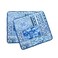NEWLAKE Blue Classic Bohemian Style Cotton Throw Pillow Covers 2 Pieces 18X18 Inch