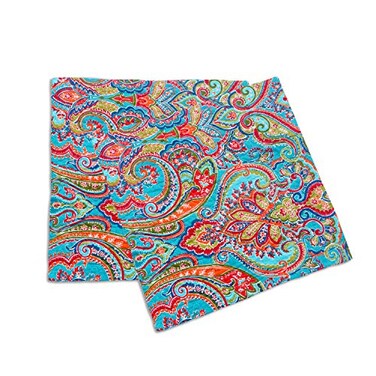 NEWLAKE European Gorgeous Floral Style Cotton Throw Pillow Covers 2 Pieces 18X18 Inch