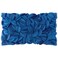 KINGROSE 3D Floral Decorative Throw Pillow Cover Handmade Soft Pillow Case Sham Solid Cushion Cover for Bedroom Home Decor Sofa 12 x 20 Inches Solid Suede Blue