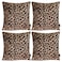 Faylapa 4 Pack Soft Plush Leopard Print Pillow CoversAnimal Theme Print Faux Fur Decorative Throw Pillowcase Home Decor Cushion Cover 2020 Inches 5050cmCase ONLY