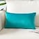 Artscope Luxury Velvet Pillow Covers Super Soft Decorative Square Throw Pillow Covers Case Cushion Covers for Sofa Couch Bedroom Car Decor 12x20 Inch Turquoise
