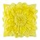 OiseauVoler 3D Flower Throw Pillow Cases Decorative Cushion Covers Soft Velvet Pillowcases Home Sofa Car Bed Room Decor 18 x 18 Inch Egg Yellow