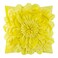 OiseauVoler 3D Flower Throw Pillow Cases Decorative Cushion Covers Soft Velvet Pillowcases Home Sofa Car Bed Room Decor 18 x 18 Inch Egg Yellow