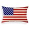 Ogiselestyle American Flag Lumbar Pillow Cover 12x20 inches Independence Day Home Decorative Throw Pillow Cover Cushion Case
