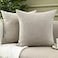 Jepeak 24x24 Inch Decorative Chenille Throw Pillow Covers Pack of 2 Cozy Concise Pillow Cases Soft Farmhouse Modern Square Cushion Covers for Sofa Couch Bed Living Room Home Decor Tan