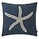 TRENDIN Starfish Pillow Cover 18x18 inch Retro Coastal Decor Square Pillowcase Linen Sofa Couch Bed Throw Cushion Cover Decoration PL732TR