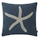 TRENDIN Starfish Pillow Cover 18x18 inch Retro Coastal Decor Square Pillowcase Linen Sofa Couch Bed Throw Cushion Cover Decoration PL732TR