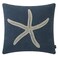 TRENDIN Starfish Pillow Cover 18x18 inch Retro Coastal Decor Square Pillowcase Linen Sofa Couch Bed Throw Cushion Cover Decoration PL732TR