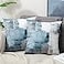 OYIMUA Blue Throw Pillow Covers 20x20Modern Abstract Blue and Gray Couch Pillow CoversDecorative Accent Pillow CoverSquare Pillow Cases for Sofa Living Room Bedroom Set of 2