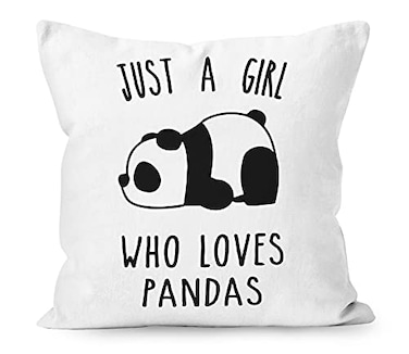 Liosei Panda Bear Throw Pillow Cover 18 x 18 Inch Panda Lover Gifts for Home Decor