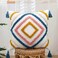 JASEN Throw Pillow Covers 20x20 Boho Pillow Cover with Tassels Woven Tufted Decorative Pillow Cover for Couch Sofa Bedroom Living Room Blue 20x20