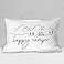 Burosev Happy Camper Soft Throw Pillow Cover Camper Decorative Pillowcase Rustic Camping Farmhouse Decor Decorations for Home Bedroom Sofa Living Room12 x 20 Inch