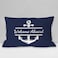 Burosev Welcome Aboard Soft Throw Pillow Cover Navy Blue Boat Anchor Decorative Pillowcase Nautical Sailing Farmhouse Decor Decorations for Home Bedroom Sofa Couch Living Room12 x 20 Inch