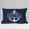 Burosev Welcome Aboard Soft Throw Pillow Cover Navy Blue Boat Anchor Decorative Pillowcase Nautical Sailing Farmhouse Decor Decorations for Home Bedroom Sofa Couch Living Room12 x 20 Inch
