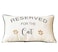 DECOPOW Embroidered Throw Pillow CoverLumbar Pillow Cover with Funny Reserved for The Cat 12X20 inchesCover Only