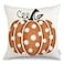GEEORY Fall Pillow Covers 18x18 inch Polka Dots Pumpkin Throw Pillow Covers for Thanksgiving Decorations Party Pillows Decorative Pillow Covers for Couch Sofa