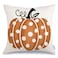 GEEORY Fall Pillow Covers 18x18 inch Polka Dots Pumpkin Throw Pillow Covers for Thanksgiving Decorations Party Pillows Decorative Pillow Covers for Couch Sofa