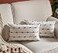 Caflife Boho Throw Pillow Covers 12x20 inches Beige and Black Set of 2 Modern Farmhouse Decorative Pillow Covers for Couch Bed Living Room