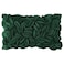 KINGROSE 3D Floral Throw Pillow Case Home Decorative Pillow Cover Soft Cushion Cover Sofa Couch Bed Living Room 12 x 20 Inches Dark Green