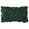 KINGROSE 3D Floral Throw Pillow Case Home Decorative Pillow Cover Soft Cushion Cover Sofa Couch Bed Living Room 12 x 20 Inches Dark Green