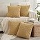 Fancy Homi 4 Packs Decorative Throw Pillow Covers for Living Room Couch Bed Modern Farmhouse Boho Home Dcor Accent Cushion Case 18 x 18 Mustard Yellow