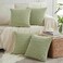 Fancy Homi 4 Packs Decorative Throw Pillow Covers for Living Room Couch Bed Modern Farmhouse Boho Home Dcor Accent Cushion Case 18 x 18 Sage Green