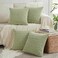 Fancy Homi 4 Packs Decorative Throw Pillow Covers for Living Room Couch Bed Modern Farmhouse Boho Home Dcor Accent Cushion Case 18 x 18 Sage Green