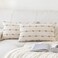 YEENAASY Boho Throw Pillow Covers 12x20 Set of 2 Modern Farmhouse Decorative Cushion Case Tufted Square Pillows Cover Neutral Pillow Cases Accent Pillowcase for SofaCouchBedBeige and Khaki