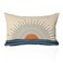 PreLiving Boho Sun Throw Pillow Covers Horizontal Sunset Sunrise Abstract Pillow Covers Super Soft Decorative Retro Aesthetic Hippie Lumbar Bohemia Cushion Case Pillowcase for Couch Sofa 12x20 Inch