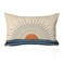 PreLiving Boho Sun Throw Pillow Covers Horizontal Sunset Sunrise Abstract Pillow Covers Super Soft Decorative Retro Aesthetic Hippie Lumbar Bohemia Cushion Case Pillowcase for Couch Sofa 12x20 Inch