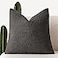 Foindtower Textured Boucle Throw Pillow Covers Accent Solid Pillow Cases Cozy Soft Decorative Couch Cushion Case for Chair Sofa Bedroom Living Room Home Decor 18 x 18 InchDark Brown