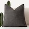 Foindtower Textured Boucle Throw Pillow Covers Accent Solid Pillow Cases Cozy Soft Decorative Couch Cushion Case for Chair Sofa Bedroom Living Room Home Decor 18 x 18 InchDark Brown