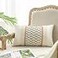 Mayler Yee Lumbar Throw Pillow Covers 12 x 20Inch30x50cm 1PC for Living Room Cotton Linen Boho Sytle Decorative Home Beige Black Grid