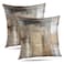 Alricc Beige and Grey Throw Pillow Covers 18X18 Brown Abstract Art Painting Aesthetic Modern Square Decorative Pillow Covers Soft Throw Pillows for Couch Sofa Bedroom Set of 2